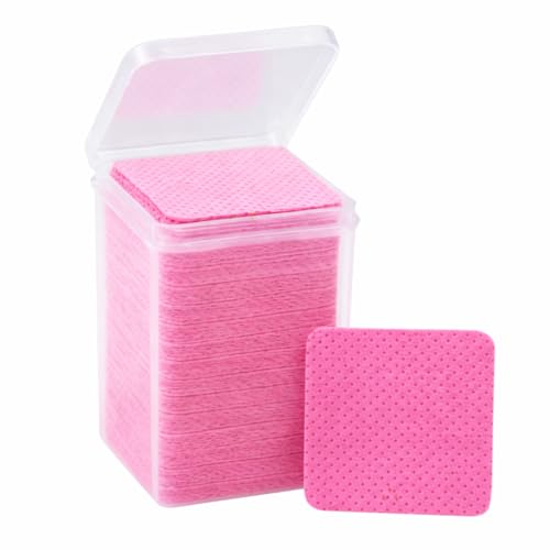 Lint Free Nail Wipes 200PCS Soft Non-Woven Gel Polish Removal Pads