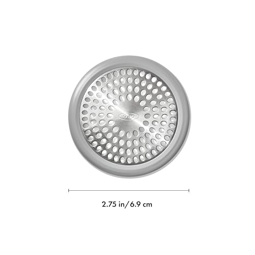 OXO Good Grips Bathtub Drain Protector - 2 Pack, Stainless Steel