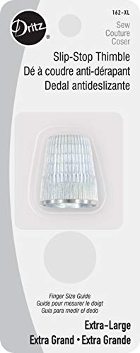 Dritz Extra Large Slip Stop Thimble for Sewers & Quilters