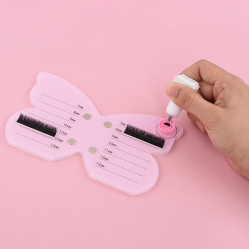 Acrylic Butterfly Lash Extension Tile with Magnetic Points