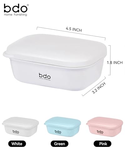 Leakproof Travel Soap Case with Drainage Layer - Portable Soap Holder