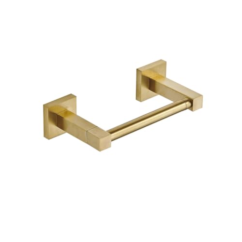 Brushed Gold Stainless Steel Toilet Paper Holder - Wall Mounted