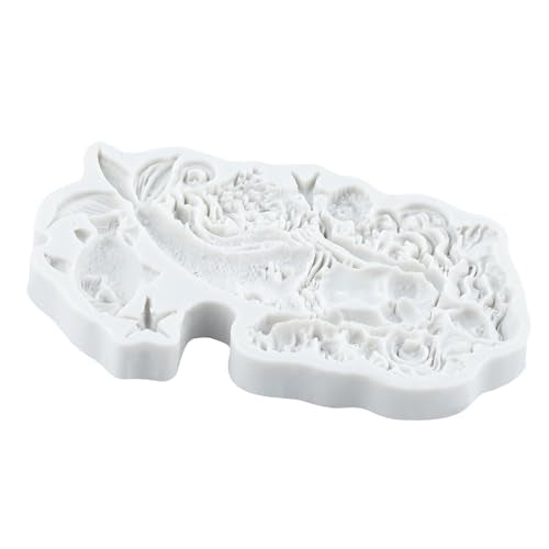 Starfish Mermaid Fondant Silicone Mold for Cake & Candy Decoration