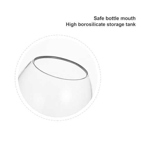 500ml Round Glass Candy Jar with Spherical Cork Lid