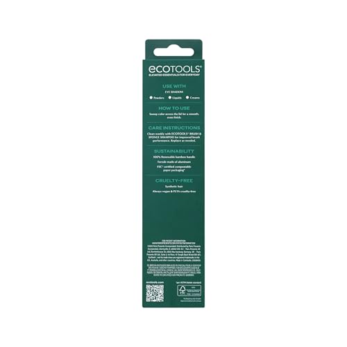 EcoTools All Over Eye Brush - Fluffy Vegan Eyeshadow Blending Brush