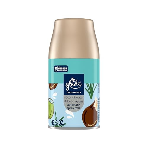 Glade Automatic Spray Refill - Coconut Water & Beach Grass, 6.2 Oz