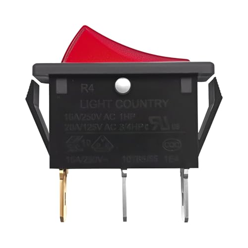 PELIF 120927-24 Electric Fireplace Switch - 120V On/Off Replacement