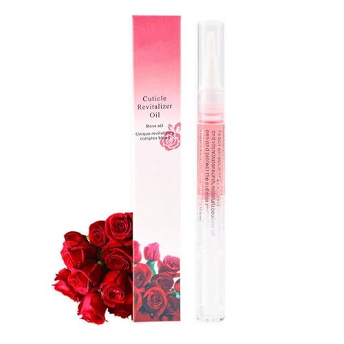 Yimart Rose Cuticle Oil Pen Set 4Pcs Nail Revitalizer Treatment