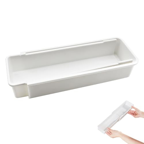 Adjustable Expandable Drawer Organizer for Deep Kitchen Utensils