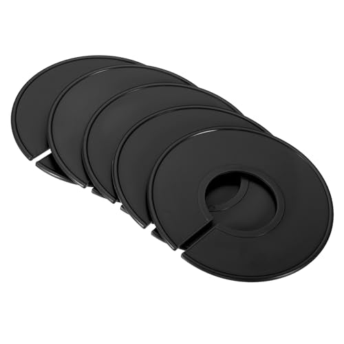 PATIKIL Black Clothes Dividers Set, 12 Pack Closet Wardrobe Labels, 3.5 Inch Diameter