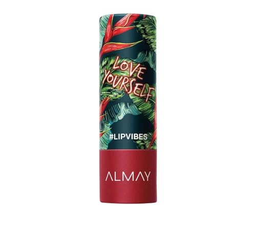 Almay Lip Vibes Lipstick - Matte Cream Moisturizing Lip Color with Shea Butter