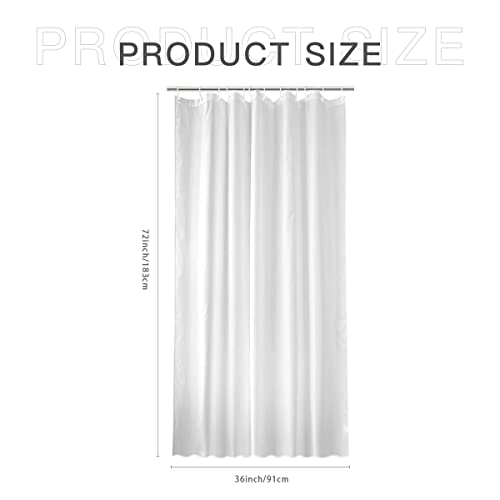 Custom Waterproof Shower Curtain 36" x 72" - Personalized Design