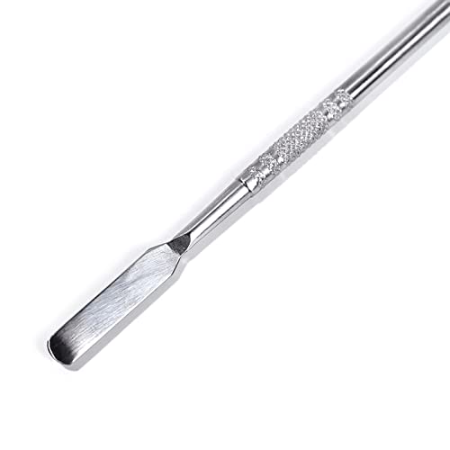 Siyuwuro Stainless Steel Double-Ended Nail Art Mixing Spatula Stick