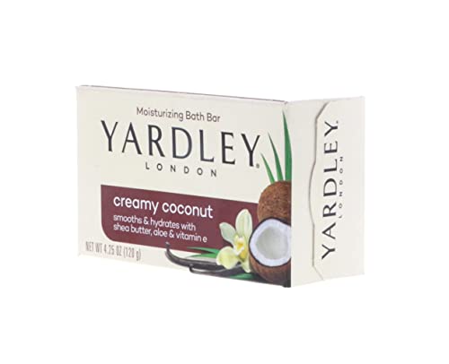 Yardley Bar Soap Creamy Coconut 4.25 oz