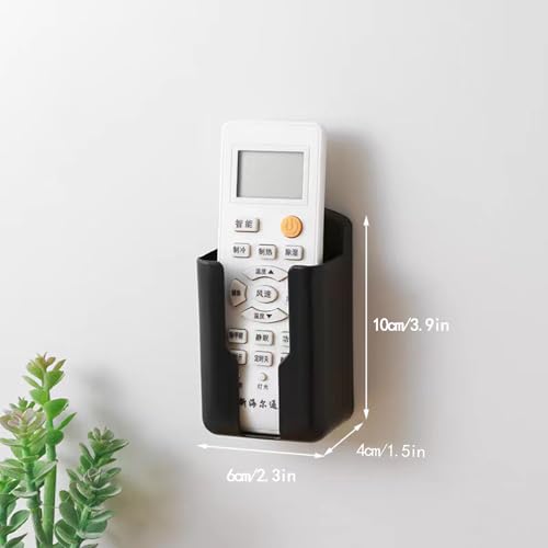 6-Pack Remote Control Organizer Wall Adhesive Storage Holder