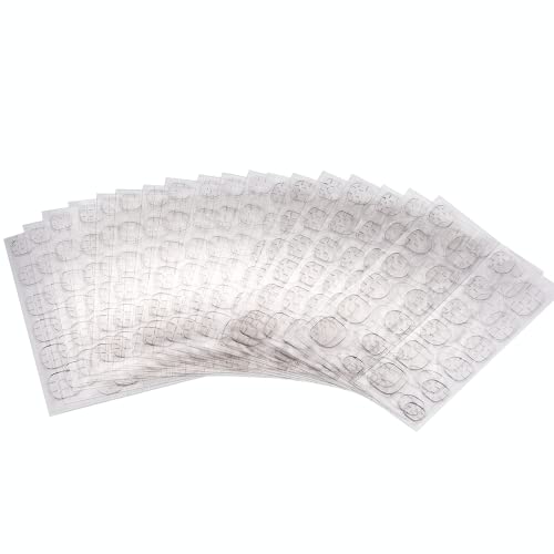 PPAKK 240pcs Nail Adhesive Tabs - Transparent Double-Sided Press-On Nail Glue Stickers