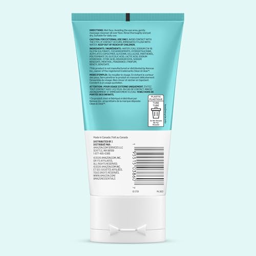 Amazon Essentials Deep Cleansing Exfoliating Facial Scrub, 5 oz