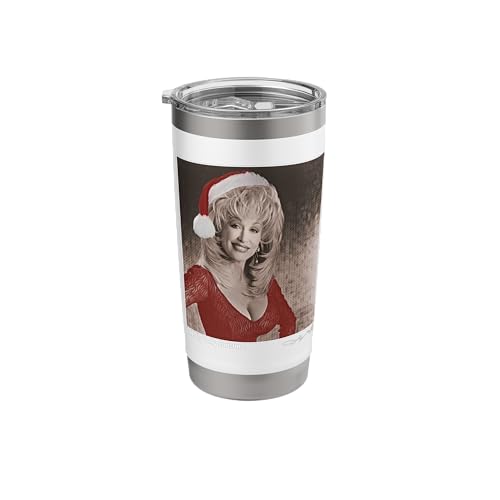Dolly Parton Red Insulated Stainless Steel Tumbler 20oz White Variation