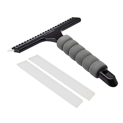Amazon Basics 8-Inch Window Squeegee with Handle for Streak-Free Cleaning