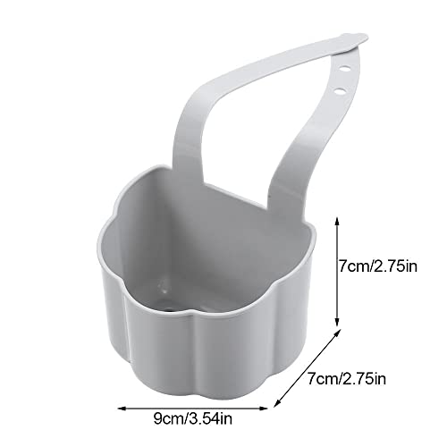 2-Pack Hanging Sink Storage Basket - Gray Portable Organizer