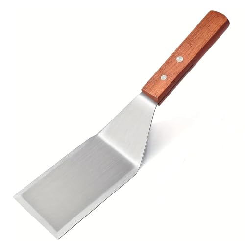 Heavy Duty Stainless Steel Hamburger Spatula Turner - 12x3 Inch
