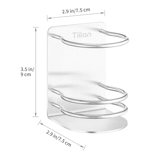 Tiilan Stainless Steel Toothbrush Holder, Wall Mounted Bathroom Organizer