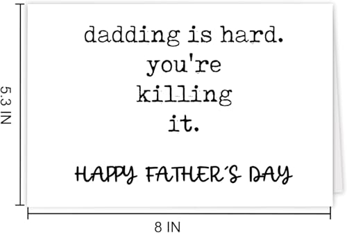 Heartfelt Father's Day Card for New Dads - Supportive & Encouraging