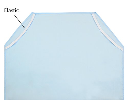 Cot Sheet for Daycare - 1 Pack 100% Cotton Percale 23" x 51" - Blue