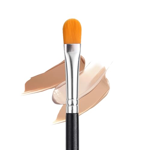IPRESTA Flat Concealer Makeup Brush - Synthetic Precision Eye & Face Brush