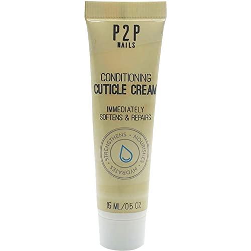 P2P Nails Nourishing Cuticle Cream – Natural Oil Softener & Moisturizer for Healthy Nails
