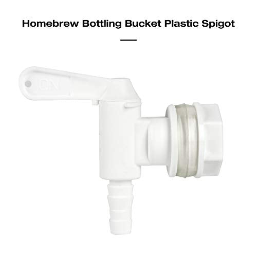 FERRODAY 3 Pack Bucket Spigot, Food-Grade Bottling Spout for Homebrew