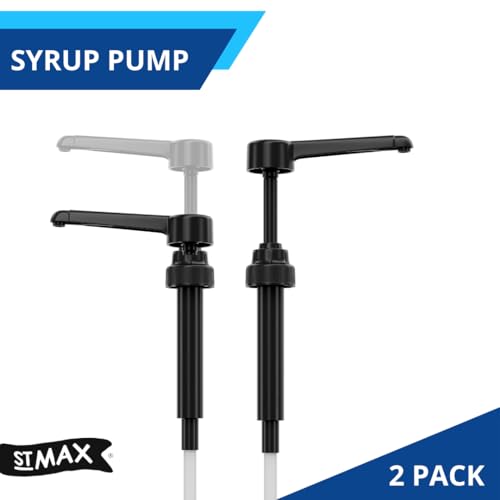 Coffee Syrup Pump Set of 4 - Compatible with Torani, Monin, DaVinci