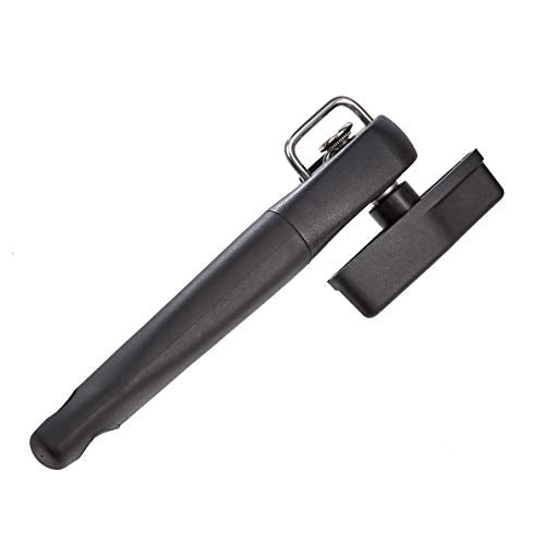Amazon Basics Manual Can Opener with Soft Grip Handle - Easy Use, Stainless Steel Blade, Clean Cutting