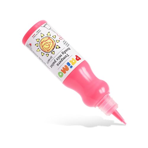 Primo Non-Toxic Tempera Paint 50ml - Fluorescent Pink for Kids