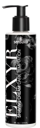 Sensuva ELXYR Dark Temptation Moisturizing Shaving Cream 8 Fl Oz