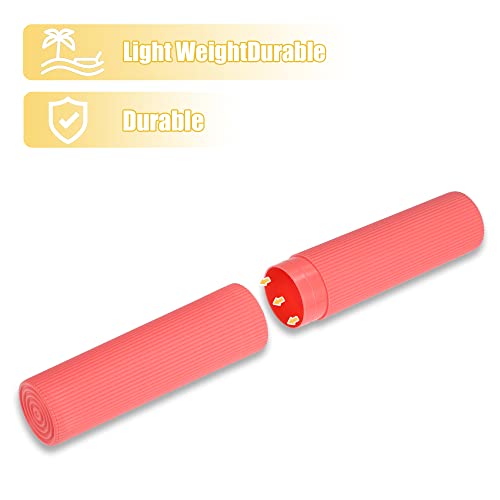 VOCOSTE Red Travel Toothbrush Case, 7.87 x 1.18 Inch Plastic Holder