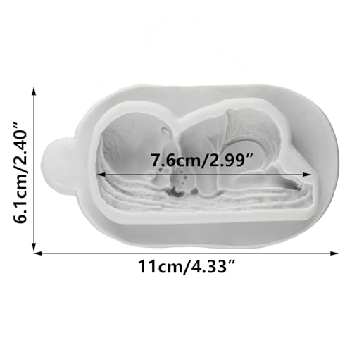 Sleeping Baby Silicone Fondant Mold for Cake Decorating