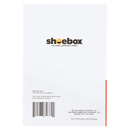 Hallmark Shoebox Funny Birthday Card - Just a Little Toast Design