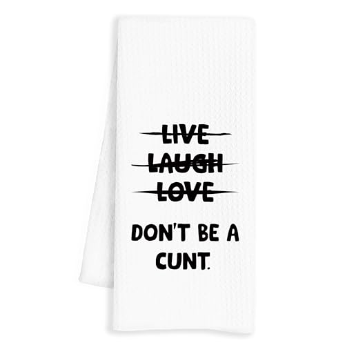 Funny Kitchen Towel - Don't Be Cunt | 16x24 Inch Microfiber