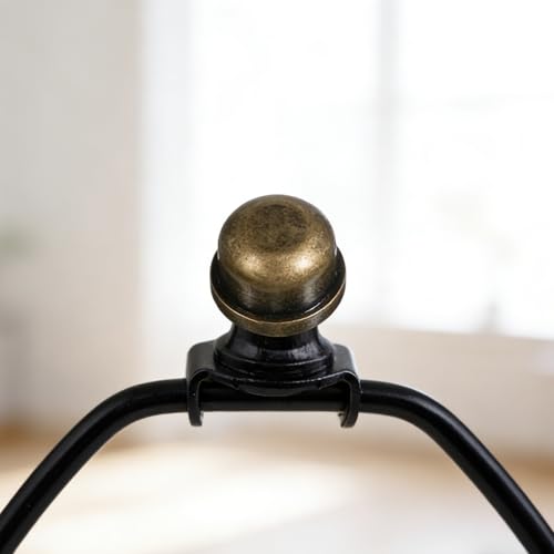 Bronze Lamp Finials - 2 Pack, Easy Install Decorative Knobs