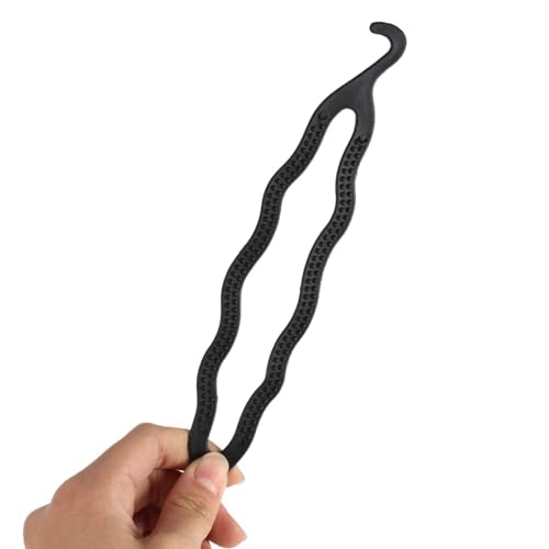 4-Piece Hair Styling Disk and Braiding Tool Set for DIY Buns and Ponytails