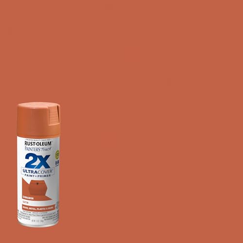 Rust-Oleum Painter's Touch Satin Cinnamon Spray Paint 12oz (Pack of 2)
