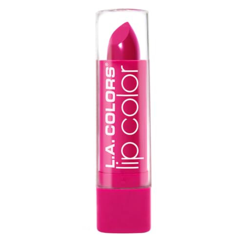 L.A. Colors Moisturizing Lipstick Hot Pink CML544 with Vitamin E