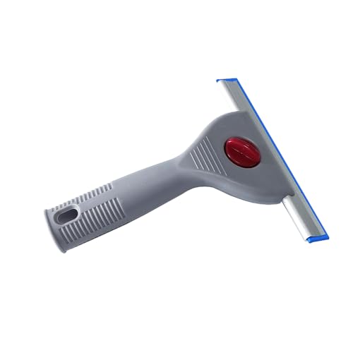 CNGZSY 6IN/15CM Blue Window Glass Cleaning Squeegee Rubber Scraper
