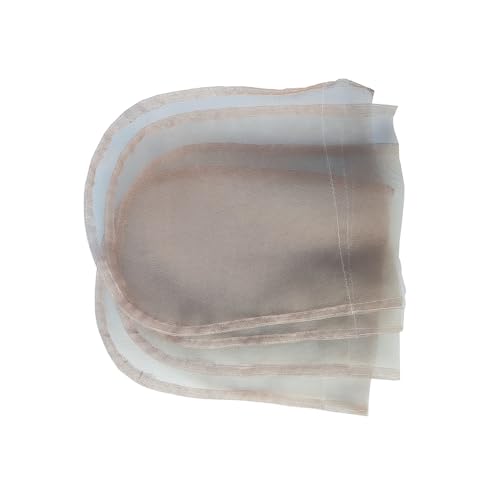 BLICAP 6x6 Brown Swiss Lace Closure Base Wig Making Net 4Pcs