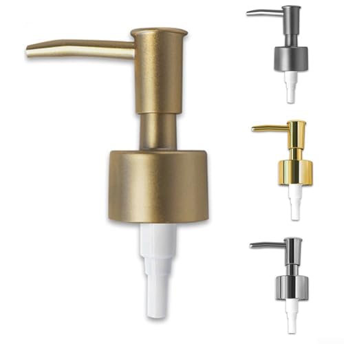 Jumplushion Soap Dispenser Pump Replacement - 28/400 Brushed Gold Head