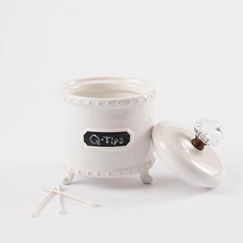 Mud Pie Small Circa Chalkboard Label Bath Canister