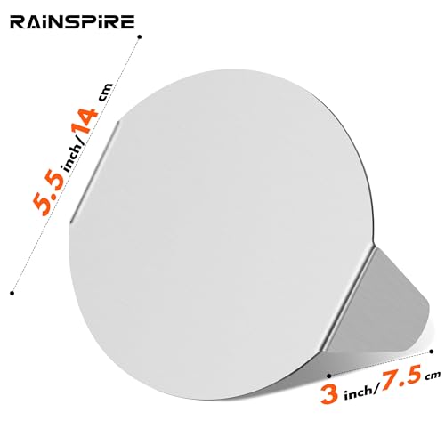 Rainspire 5.5-inch 304 Stainless Steel Smash Burger Press for Griddle
