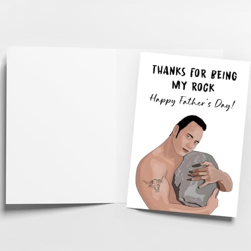 Funny Father's Day Card for Dad - Cute Thank You Gift from Kids