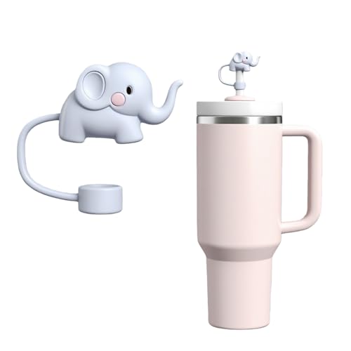 Elephant Silicone Straw Cover for Stanley Tumbler 10mm Straw Cap
